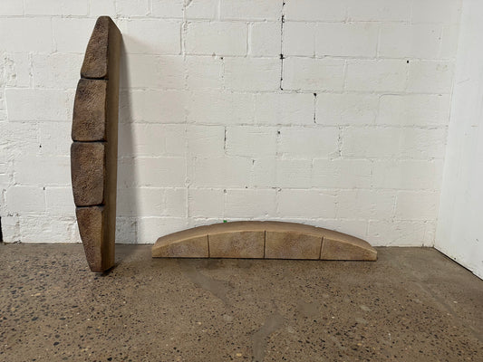 Stone Set- Curved Bridge Topper