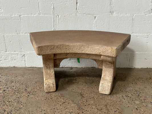 Stone Set- Curved Bench