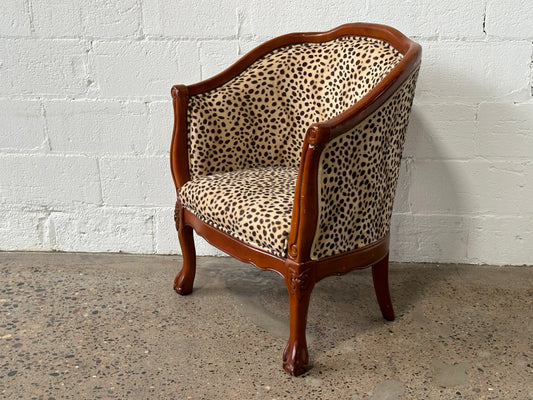 Leopard Print Armchair