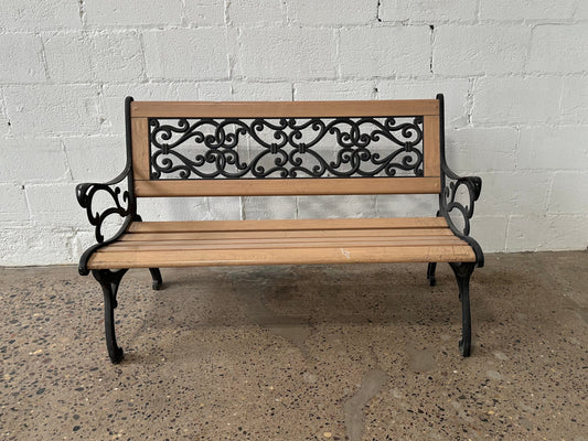Ornate Park Bench