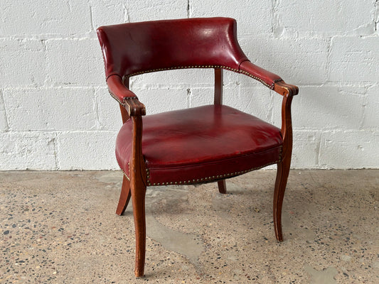 Red Pleather Chair