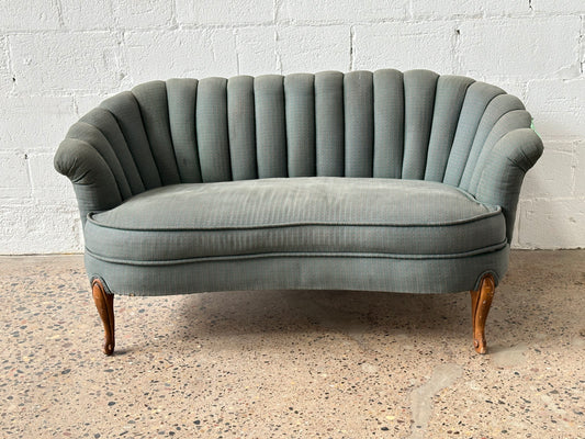 Gray-Green Seashell Settee
