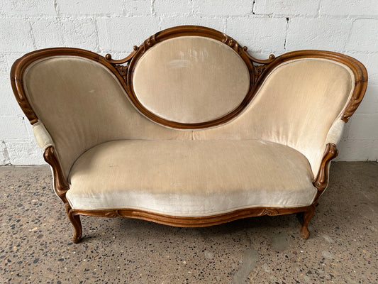 Cream Victorian Sofa
