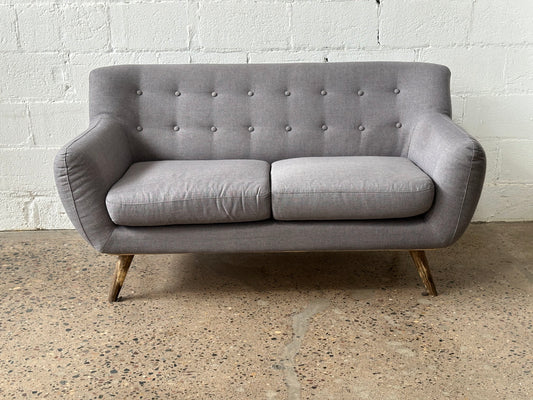 Gray Mid-Century Couch