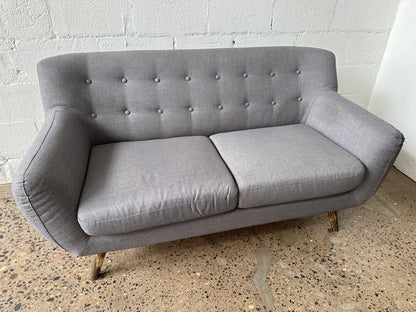 Gray Mid-Century Couch