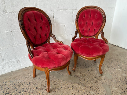 Red Tufted Chair