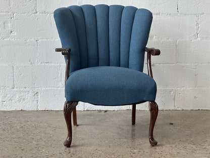 Blue Shell Chair