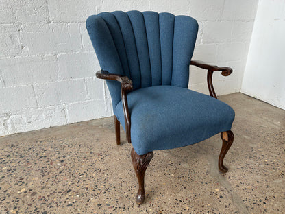 Blue Shell Chair