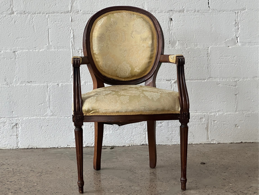 Cream Upholstered Dining Chair