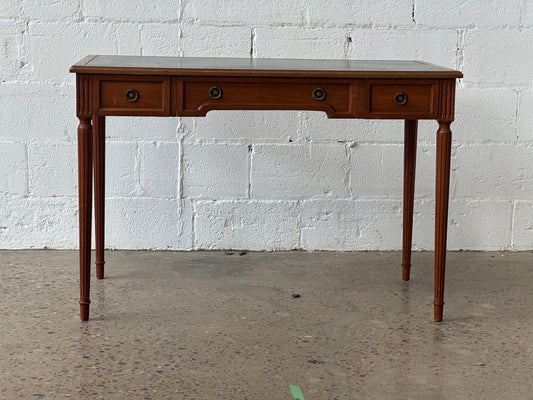 Green Leather Top Desk