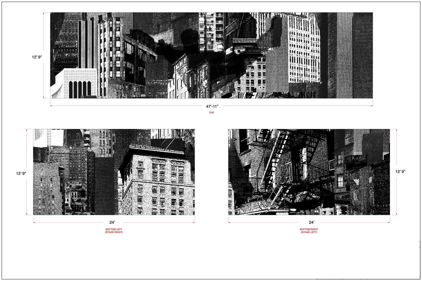 New York City Printed Backdrop