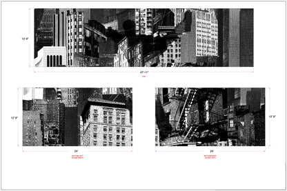New York City Printed Backdrop