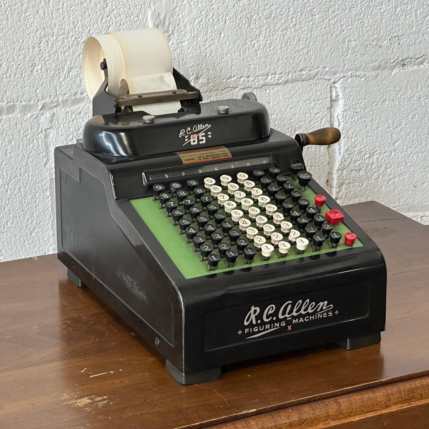 RC Allen 85 Adding Machine